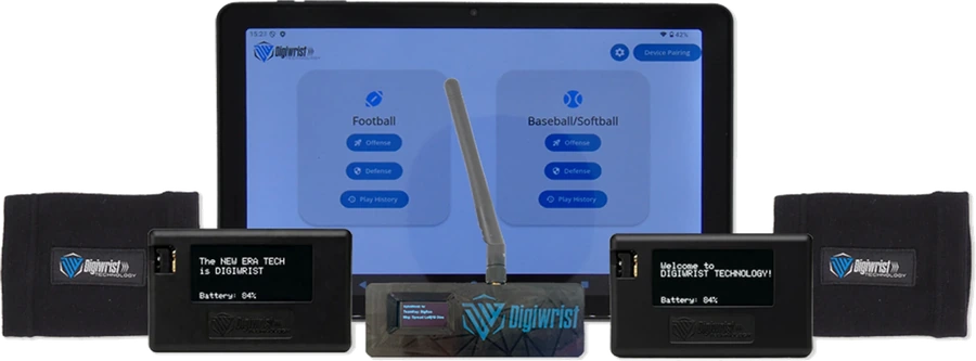 Digiwrist tablet, wristband and hub devices