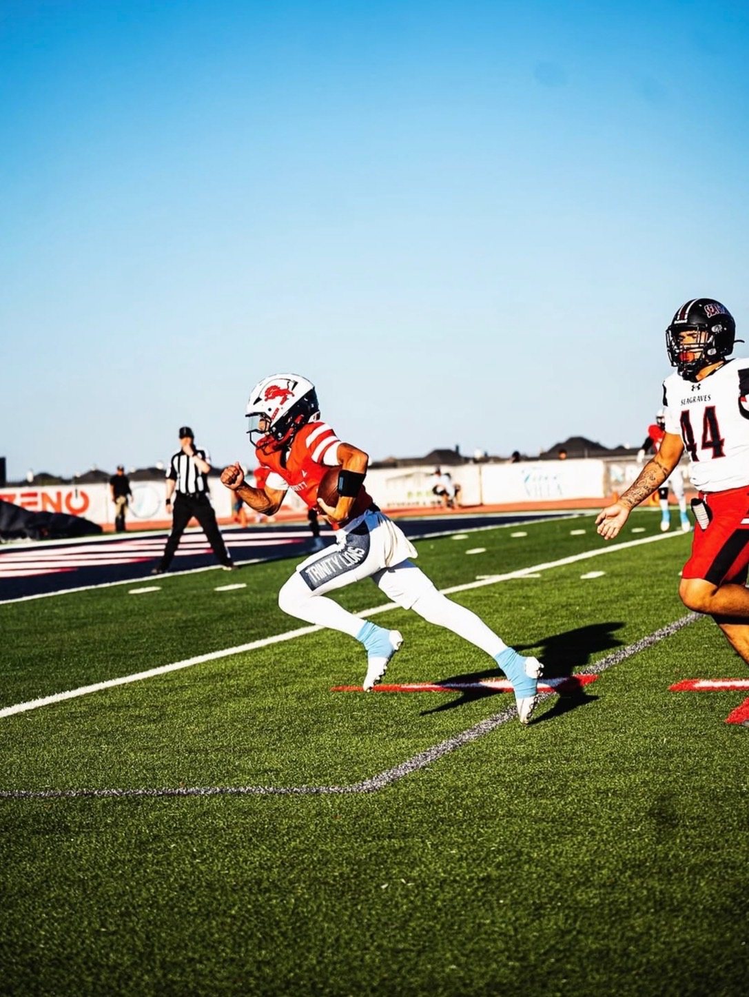 DigiWrist in play on the football field