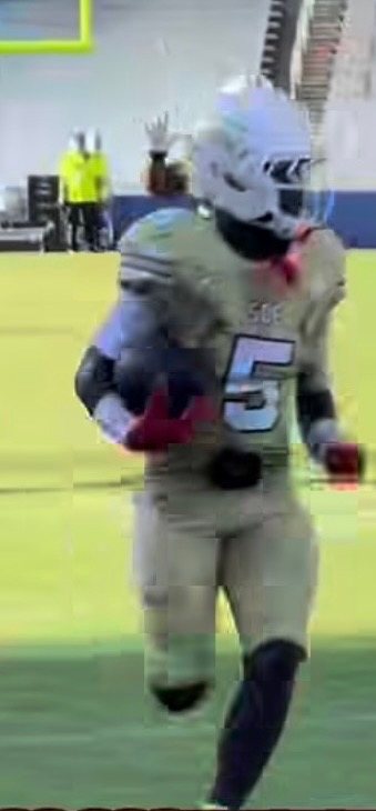 DigiWrist in play on the football field