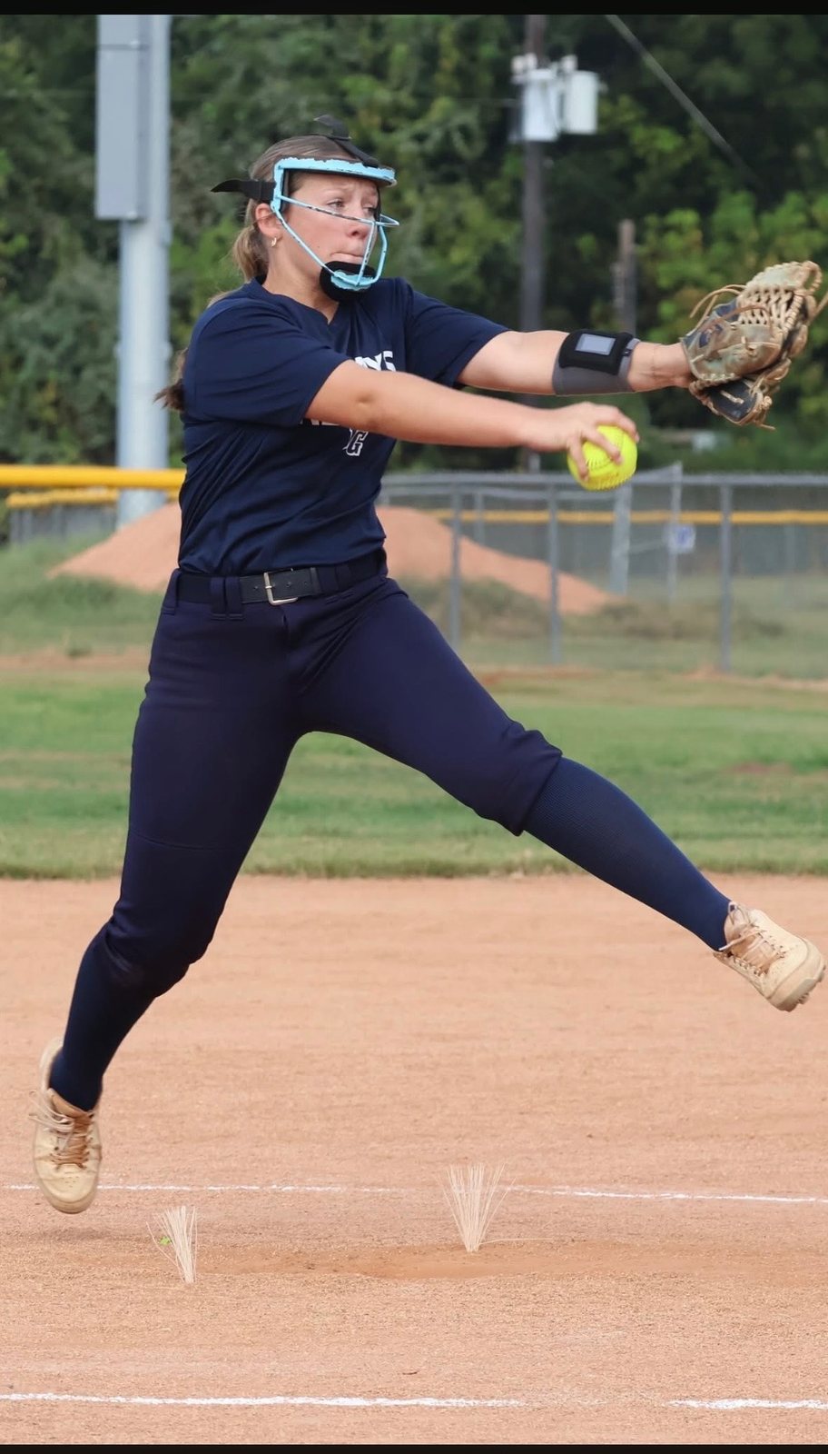 DigiWrist in play on the softball diamond
