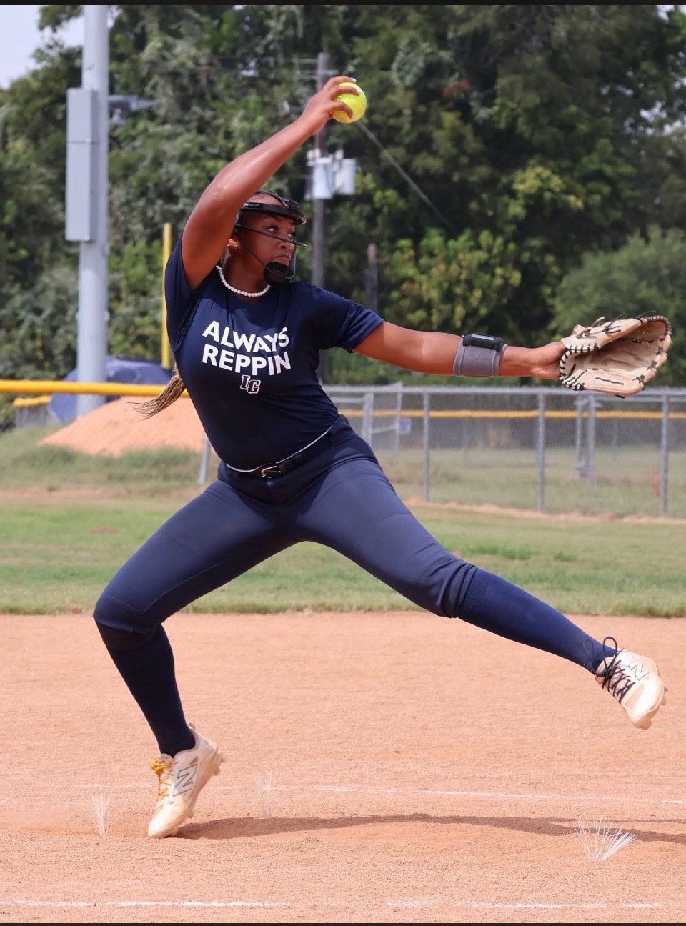 DigiWrist in play on the softball diamond