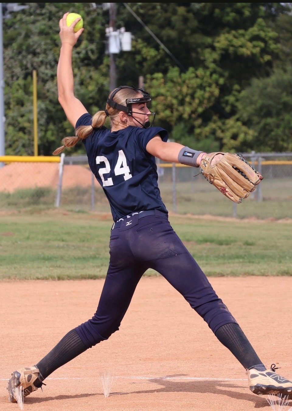 DigiWrist in play on the softball diamond